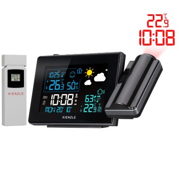 Метеостанция с проекцией Kienzle 14993, черная