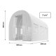 Plonos 4971-B dārza plēves siltumnīca 2 x 3.5 m (7m2), balta