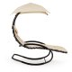 Multigarden PH158A Garden Rocking Lounger with Canopy, Beige