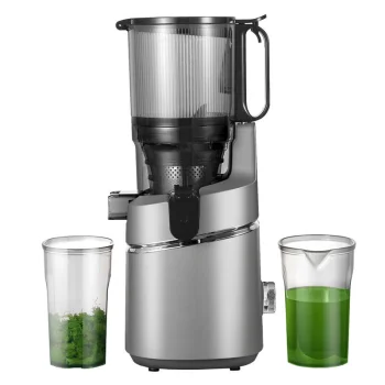 Шнековая соковыжималка Amzchef SJ-036-GA, серая