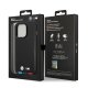 Apple iPhone 14 Pro 6,1\" BMW Leather Stamp Tricolor Case Cover (Bmhcp14l22ptdk), Black | Telefona Maciņš Vāks...