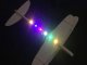 Illuminated Polystyrene Aeroplane Glider with an Electric Motor USB LED