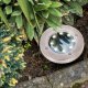 Solar Ground Garden Lights, 8 LED, Warm White, 4 Pcs