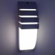 Dārza sienas lampa E27 IP54, melna