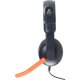 Logitech Zone Learn Wired On-Ear Headset USB-A Blue/Orange