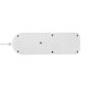Maclean MCE508 W Pagarinātājs, 4 ligzdas, USB-A/C, 1.5m, Balts