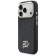 Karl Lagerfeld Croco KL Script Logo MagSafe Maciņš ar MagSafe iPhone 17 Pro Max – Melns | Phone Case Cover