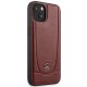 Mercedes iPhone 15 Case Leather Urban Bengale, Red