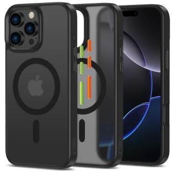 Tech-Protect iPhone 16 Pro Max Case MagMat Magsafe 3-set, Matte Black