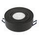 Maclean MCE462 B Recessed Spotlight Fixture for MR16/GU10, Black