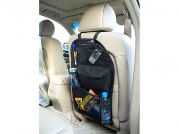 Automašīnas sēdekļa organizators ar kabatām, Melns | Car Back Seat Organizer Storage