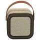 Portable Karaoke Machine with Bluetooth Speaker and Microphone, USB, LED, Beige