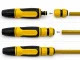 Garden Spray Gun with Adjustable Stream and Connectors, Yellow/Black