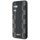 DKNY Leather Checkered Pattern MagSafe vāciņš Samsung Galaxy S25 Black