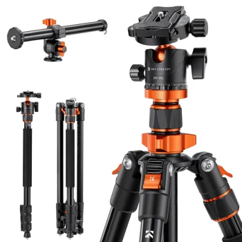 K&F Concept K234A7 Tripod with BH-28L Ball Head and Monopod