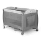 Ricokids RK-242 Ceļojumu gultiņa ar matraci un somu, 125x65x78 cm, Pelēka