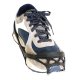 Anti-Slip Shoe Covers with Steel Chains, Size 38-45, Black
