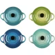 Le Creuset Stoneware Mini Cocottes Set of 4, 0.25 L