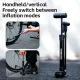 Rockbros 42310006001 Bicycle Pump with Pressure Gauge, Black
