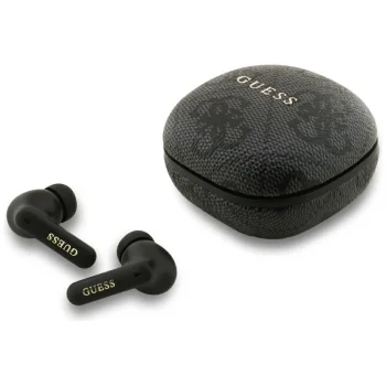 Наушники Guess 4G Classic Metal Logo TWS ENC - черные
