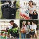 Detachable Bicycle Basket for Handlebars, Foldable Quick-Release Bag