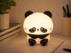 Silikona nakts lampiņa bērniem Panda LED RGB, skārienjutīga, uzlādējama