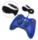 Vadu spēļu pults PC un Xbox 360 ar vibrāciju, zila