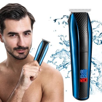 Bezvadu matu trimmeris MS-5035 ar 4 uzgaļiem, zils-melns