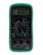 XL830L digitālais multimetrs ar mērstieplēm, melns/zaļš