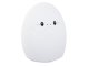 Kids Night Light Egg, LED RGB, Silicone, with Remote and USB, White