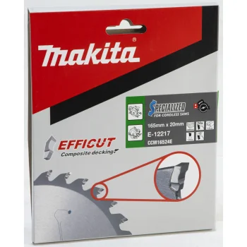 Makita EFFICUT ripzāģa asmens 165 x 20 mm, 24T