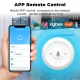 Tuya bezvadu ūdens noplūdes sensors, Zigbee 3.0, balts