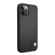 BMW чехол для iPhone 12 Pro Max Leather Deboss, черный