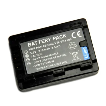 Аккумулятор Extra Digital для Panasonic VW-VBY100, 970mAh