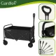 Складная садовая тележка GARDLOV, 90 л, 100 кг, черная