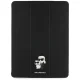 Atverams vāciņš Karl Lagerfeld iPad Air 13\" 2024 Saffiano Magnetic Karl & Choupette, melns