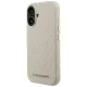 Чехол Karl Lagerfeld FW Stamped Karl MagSafe для iPhone 16, бежевый