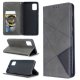 Samsung Galaxy A51 (SM-A515F) Geometric Pattern PU Leather Case Cover, Grey