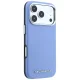 Чехол Karl Lagerfeld Grained Elongated Logo MagSafe для iPhone 17/18 Pro Max, синий