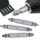 4-Piece Screw Extractor Set for Broken Screws and Studs