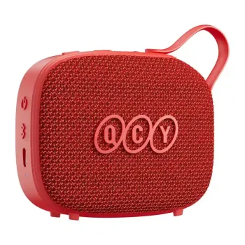 Wireless Portable Speaker QCY SP3, Bluetooth 6.0, IPX5, Red