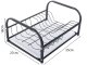 Metal Dish Drainer Rack with Tray, Black