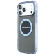 Чехол Mercedes AMG для iPhone 18 Pro Max / 17 Pro Max MagSafe, черный/синий