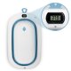 Ricokids RK-287 Foldable Baby Bath Tub with Stand, Thermometer and Cushion, White/Blue