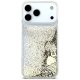 Guess Liq. Glitter 4 Charms Case for iPhone 17 Pro Max, Gold