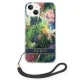 Guess Flower Strap vāciņš iPhone 14 Plus, zils