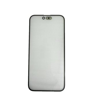 Переднее стекло для iPhone 14 Pro Max с клеем OCA для замены, черное