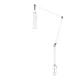 Glow MX3 bezēnu kosmētikas lampa pie galda stiprināma 20W, balta