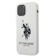 Apple iPhone 12 / 12 Pro 6.1\'\' US Polo Silicone Collection Case Cover (USHCP12MSLHRWH), White | Чехол Кейс...