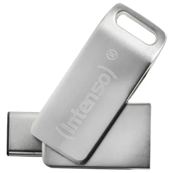 USB флеш-накопитель Intenso cMobile Line 128 ГБ USB-C / USB-A 3.2 OTG, серебристый